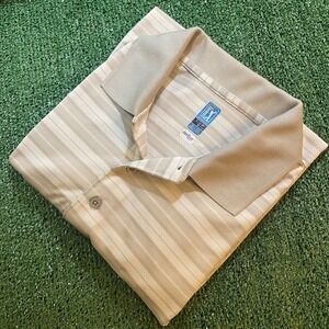 PGA Tour Airflux Men's Performance Golf Shirt White Size Large